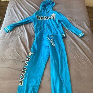 Matching dance set from Justice size 10